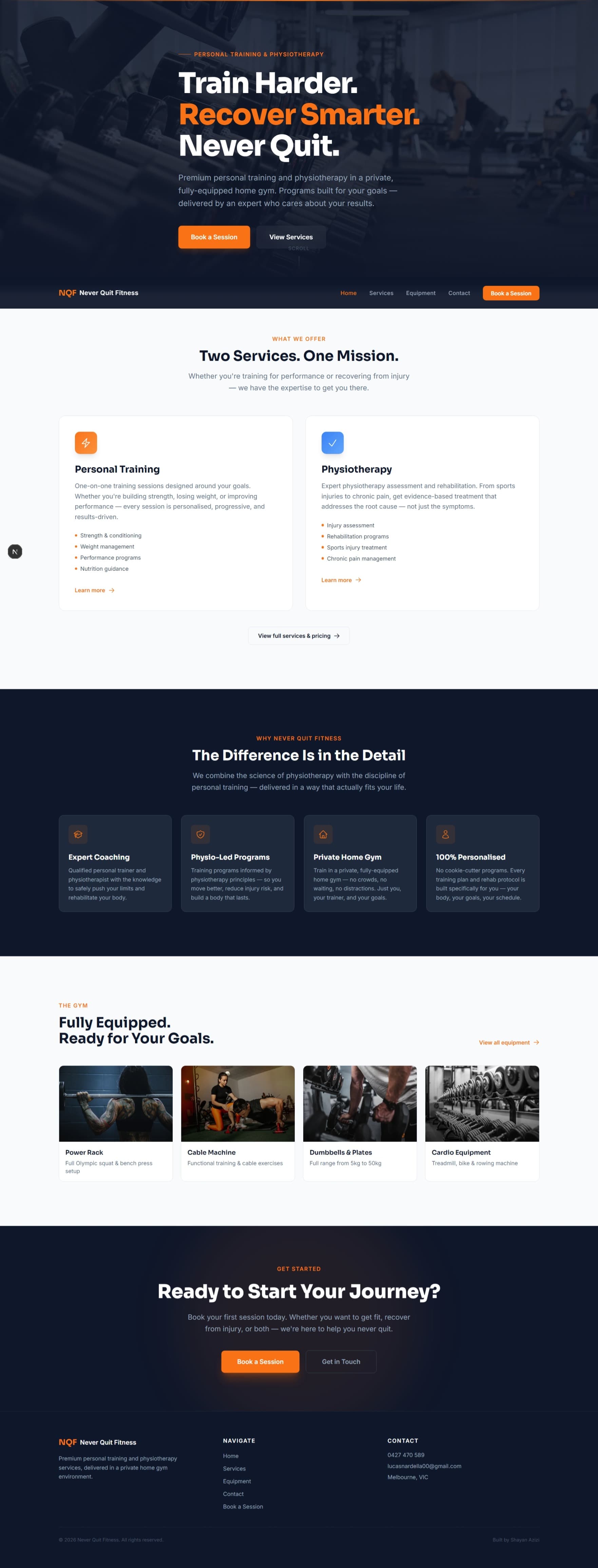 Never Quit Fitness screenshot 1