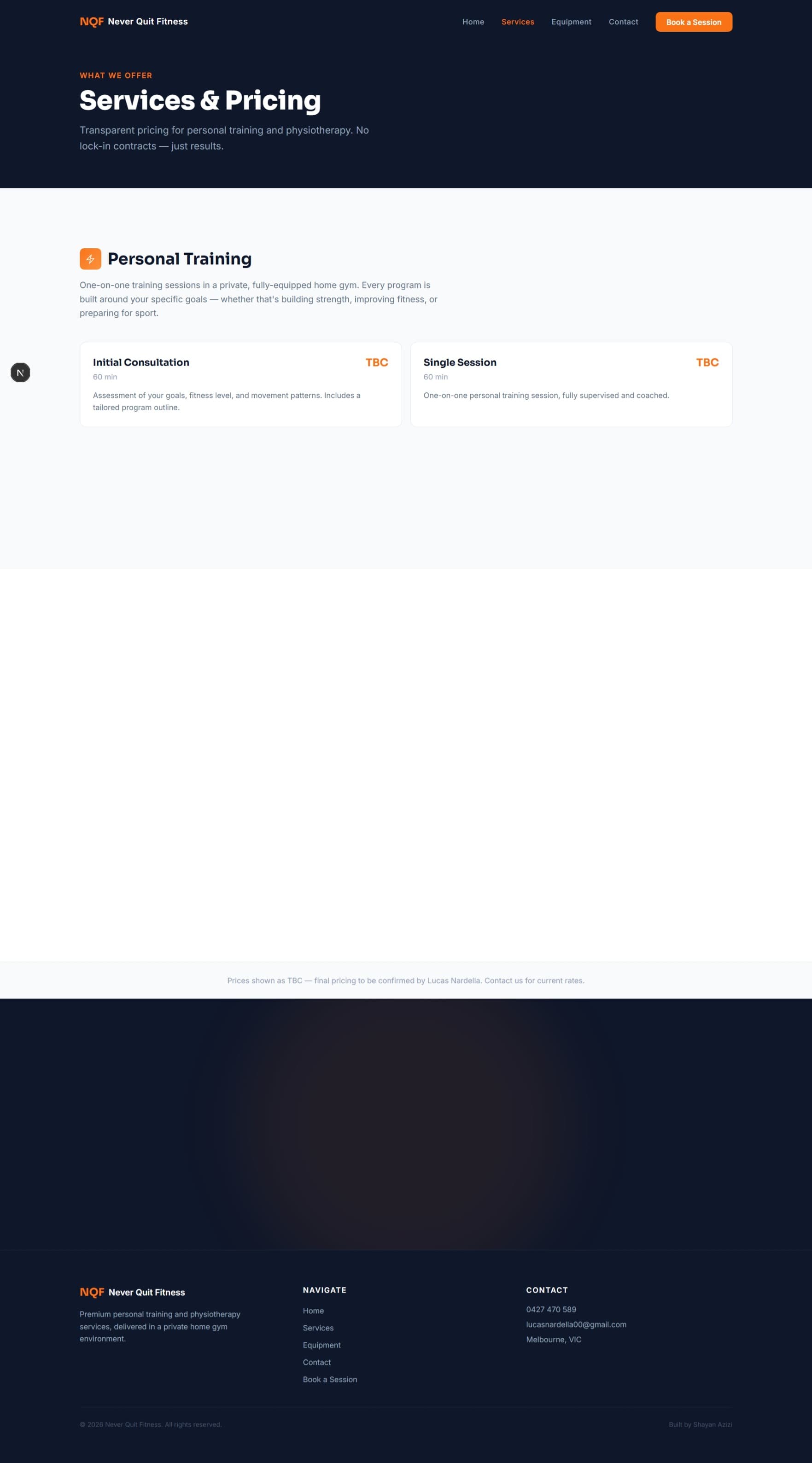 Never Quit Fitness screenshot 2